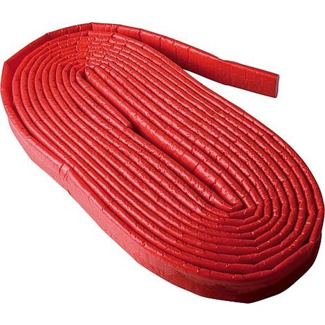 Gaine protection rouge 22 mm épaisseur d'isolation 4 mm Tuyau 10m, rouge