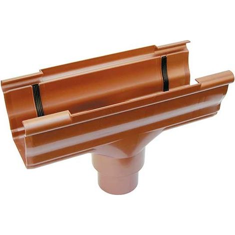 Giunzione con scarico in polimglass sistema "vega" : Colore - Rame rosso