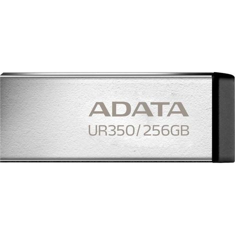 Pen Drive 256GB Adata UR350 Usb-A 3.2 Argento/Nero [UR350-256G-RSR/BK]