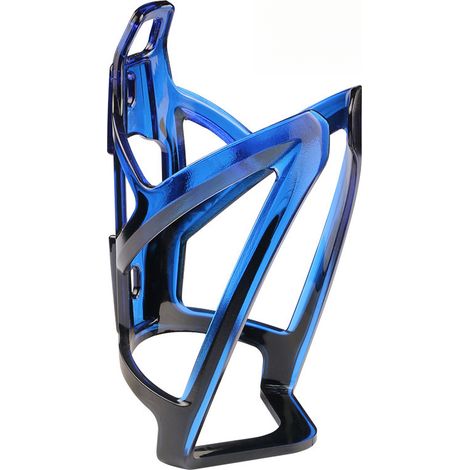 Flaschenhalter für Rennräder mit Farbverlauf, ultraleichter Flaschenhalter für Mountainbikes, Fahrradzubehör, schwarz und blau.