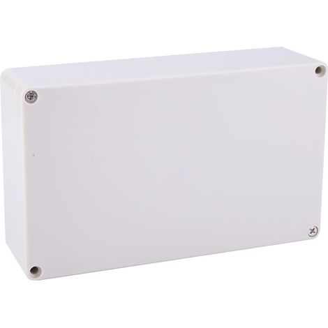 Boîte de jonction étanche extérieure IP65, coffret de protection pour alimentation électrique, 200 x 120 x 55mm, boîtier de raccordement résistant aux intempéries. (1/3)