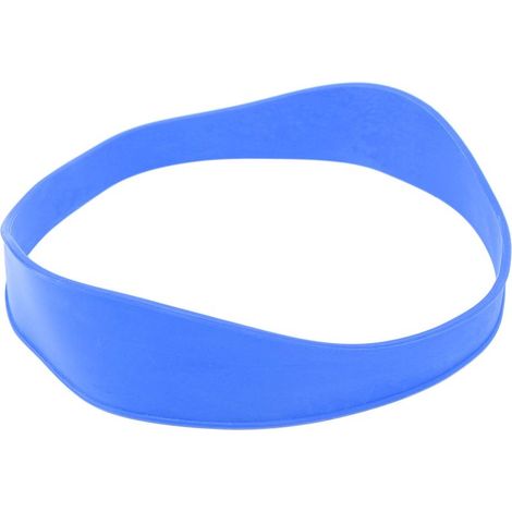 Gabarit de rasage incurvé en silicone pour la nuque et le col, à utiliser soi-même - Outil de coupe de cheveux bleu (1/5)
