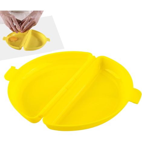 Sollbry 2pcs Cuiseur De Omelette Pour-Ondes,Plat Pour Omelettes Et Œufs-Ondes,Cuiseur Vapeur Pour Omelette Œufs Au Microondes,Gadget Cuisine Multifonction (1/5)