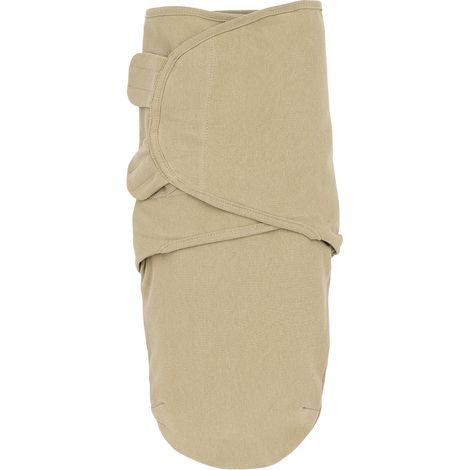 Sac de Couchage, équipement pour bébé (Sac de Couchage pour bébé de 0 à 3 Mois, Confort de Couchage Doux, 100% Coton, Respirant, Aide au Sommeil), Sable (1/4)
