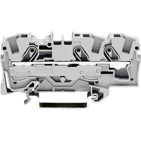 Borne de passage WAGO 2006-1301 7.50 mm ressort de traction Affectation: L gris 1 pc(s)