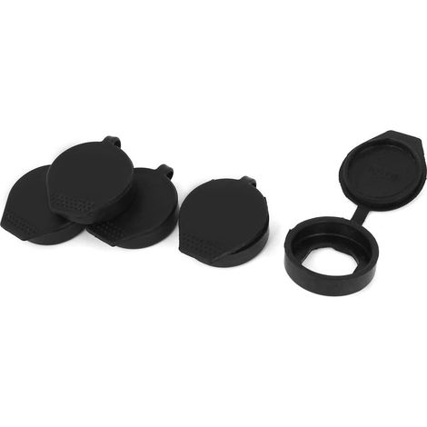 Panneau de clé en caoutchouc noir, 5 pièces, serrure à