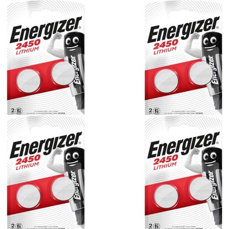 .8 Piles Energizer CR2450.