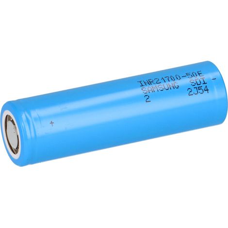 Samsung INR21700-50E 4900mAh 3,6V 10A Li-Ion Akku 21700 – Industrie Zelle (1/4)