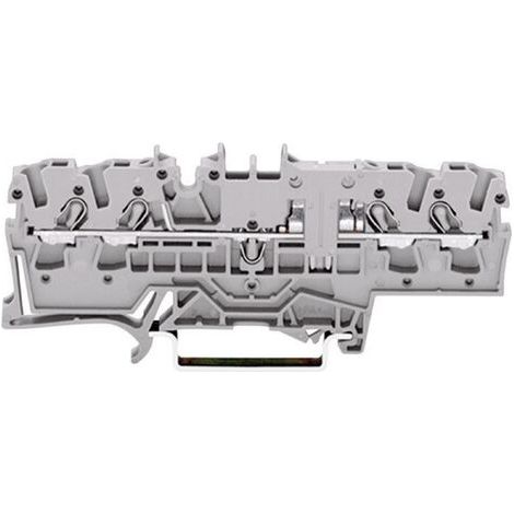 Borne de passage WAGO 2002-1801 5.20 mm ressort de traction Affectation: L gris 1 pc(s) D25587 (1/5)