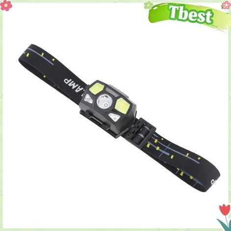 Tbest lampe frontale super lumineuse Lampe Frontale à Capteur de Mouvement, Super Lumineuse, Rechargeable, pour sport camping (1/5)