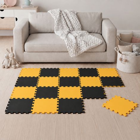 18 Teile Baby Kinder Puzzlematte ab Null - 30x30 Puzzle Spielmatte Krabbelmatte (1/5)