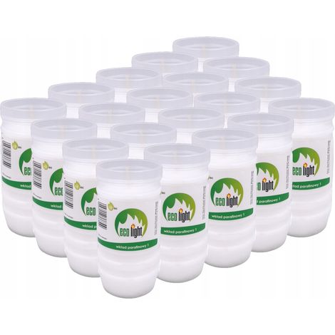 Inserciones de velas de parafina 2 días 48h ECO light 20 unidades