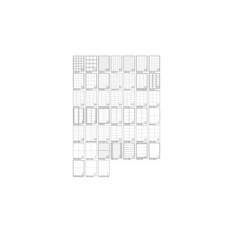 Tico LP4W-10574 etiqueta de impresora Blanco (1/2)
