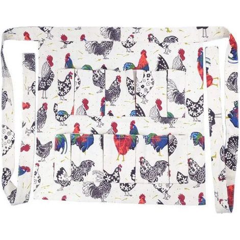 Apron, egg collecting apron, multi-pocket apron, egg-breakable apron, egg collecting apron with deep pockets, can hold chicken eggs, duck eggs and goose eggs, style 3 (1/5)