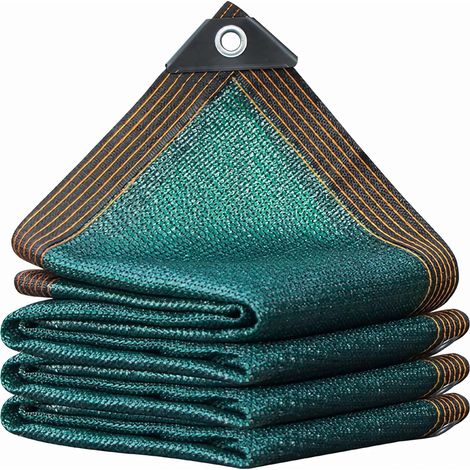 Voile d'ombrage rectangulaire 1x2m, filet de protection solaire pour serres avec œillets, toile d'ombrage anti-UV pour potager, balcon ou pergola. (1/5)