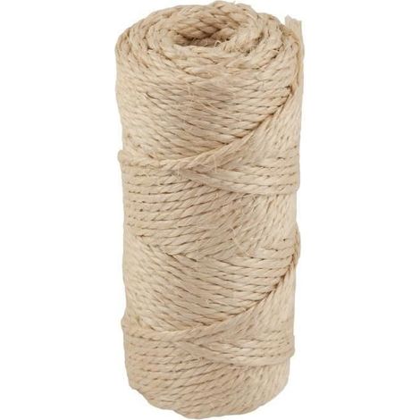 Corde apli sisal cord 150 m résistance déchirure 70 kg (1/2)