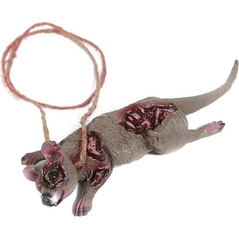 Décoration d'Halloween pour bar, simulation d'horreur, pendentif animal, accessoires de maison hantée, jouet farce et effrayant (1/3)