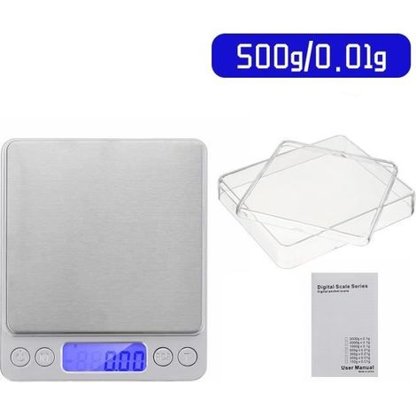 Mini LCD Digital Balance de Cuisine Électronique scale Numérique Haute Précision-0.01g 500g (1/4)
