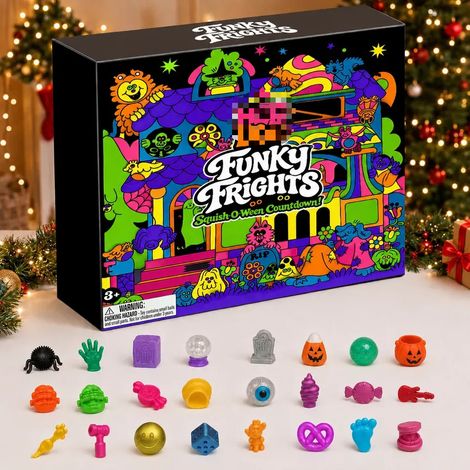 2026 Funky Frights Squish-O-Ween Halloween Calendar - 24-Day Halloween Calendar -