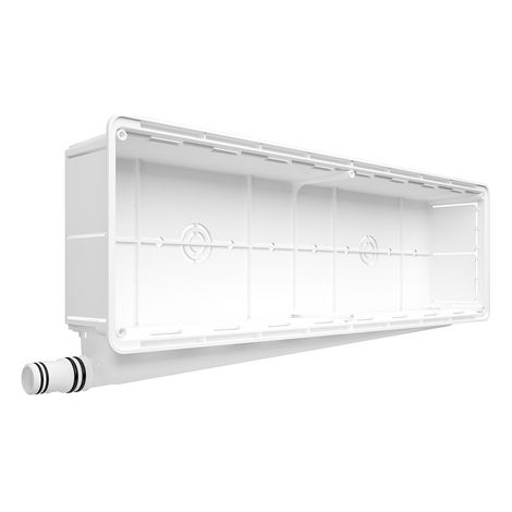 Cassetta di predisposizione hydronic box uscita scarico orizzontale  mm 430x166x65 VECAMCO