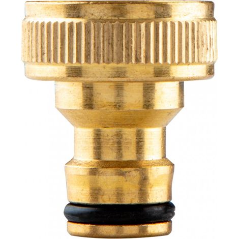 Conector de grifo de 1/2"-3/4", latón (1/3)