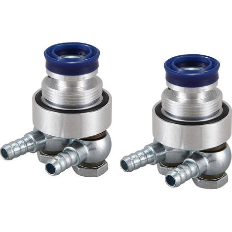 Kit de 2 adaptateurs de refroidisseur d'huile pour moto Honda GY6 100-150 cm³ (filetage 30 x 1,5 mm). (1/5)