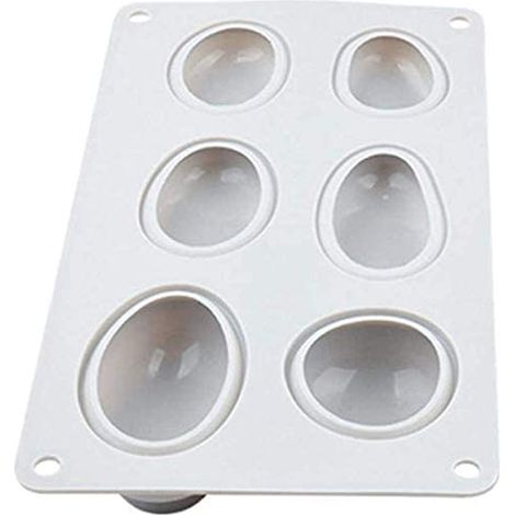 Moule En Silicone - Sphérique Et Ovale - Pour Savon Artisanal Bombes De Chocolat Chaud Gelées Et Pâtisserie - 6 Cavités Et 3 Cavités (1/5)
