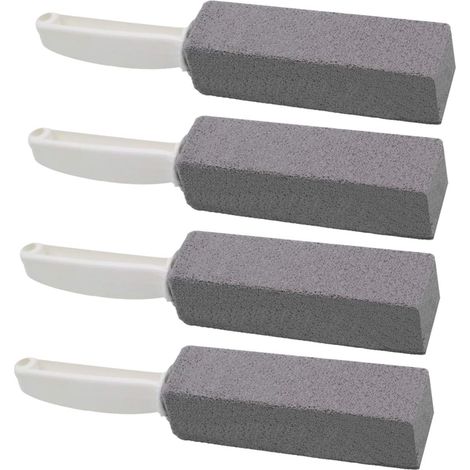 Brosse de toilette portable avec design incurvé en V, manche en plastique léger pour un nettoyage facile et efficace de la salle de bain (1/5)
