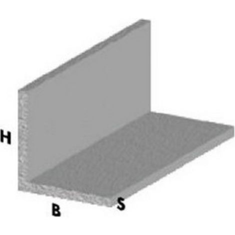profil d&39angle cm 100 h argent argent profilA s en aluminium 20x20x1 mm