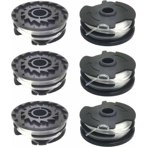 BARKBUSTERS Lot de 6 bobines de fil de rechange pour coupe bordure LIDL Parkside PRTA 20 Li A1, B2, C3, PRT 550 A1, A3, PRT 300 A1 (1/4)