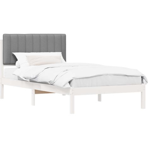 Maison Exclusive - Estructura de Cama con Cabecera Tapizada Gris (1/5)