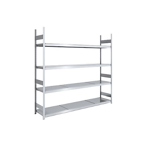 hofe  Scaffale a innesto con ripiani in acciaio  altezza 2500