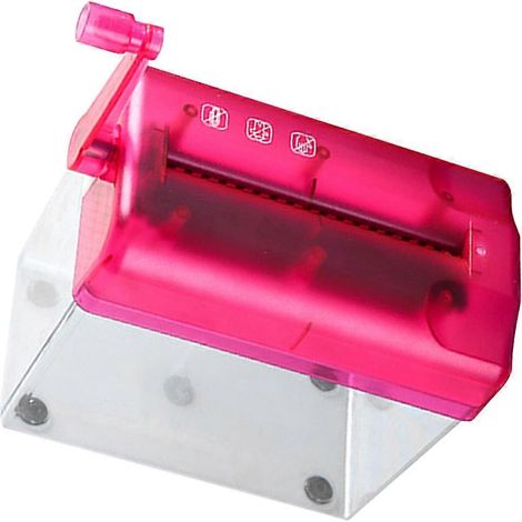 Destructeur de documents manuel de bureau - Destructeur de documents domestique compact - Accessoire de bureau (1/5)