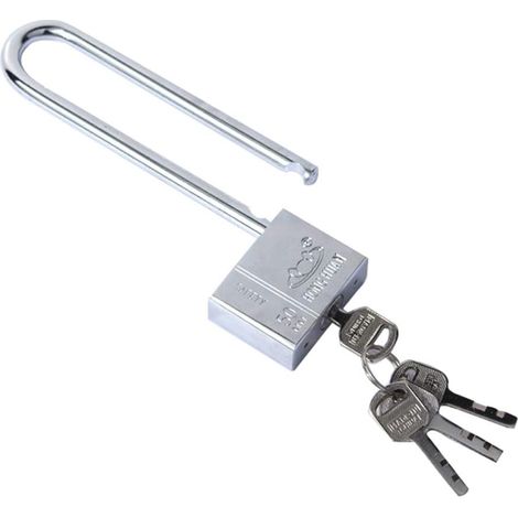 Longue Faisceau Inoxydable acier bicyclette Cadenas Anti vol Porte Cabinet Tiroir fermer à clé avec Clés super longue mot de passe (1/5)