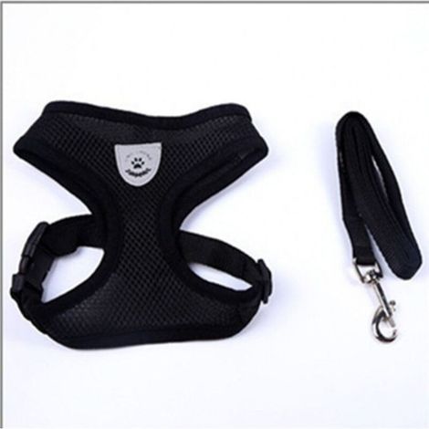Ensemble pour animaux de compagnie harnais anti-fuite pour chat avec laisse 120 cm taille L HARNAIS ANIMAL (1/4)
