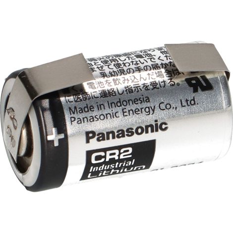 Panasonic Photobatterie CR2 Lithium 3V 850mAh U-Lötfahne (1/5)
