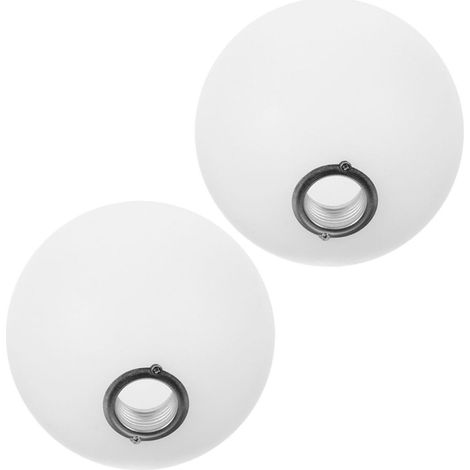 Lot De 2 Abat-Jours Globe Pour Douille G9 Abat Jour Globe Verre 100 mm Diffusion Douce Design Métallique Pour Lampes De Salon Chambre Et Salle À Manger (1/5)