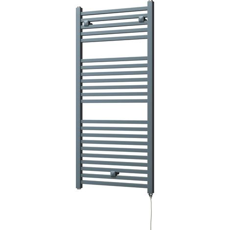 Todi - Anthracite Electric Towel Rail H1110mm x W500mm Straight 500w Standard (1/3)