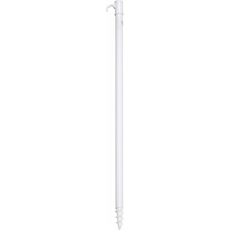 Ricambio Palo Ombrellone Spiaggia Acciaio Tubolare Resistente Ø32x112cm