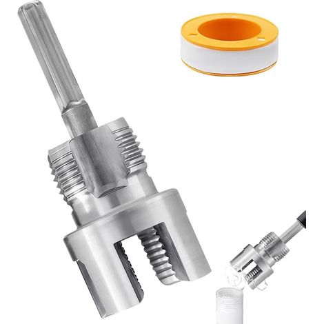 Pipe Threading Tool Pipe Thread Cutting Tool Pipe Threader Set for Electric Drill Cutting Thread Repair (1/5)