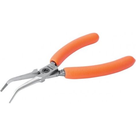 Alicates Bahco compact needle nose pliers punta doblada 45° 141 mm