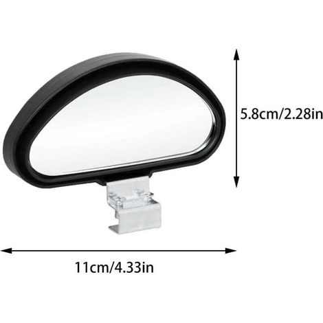 2 Pcs Retroviseur Conduite Accompagnée-Mirror Universel Angle Mort-Rétroviseur auxiliaire-pour Tous Les Voitures (1/4)