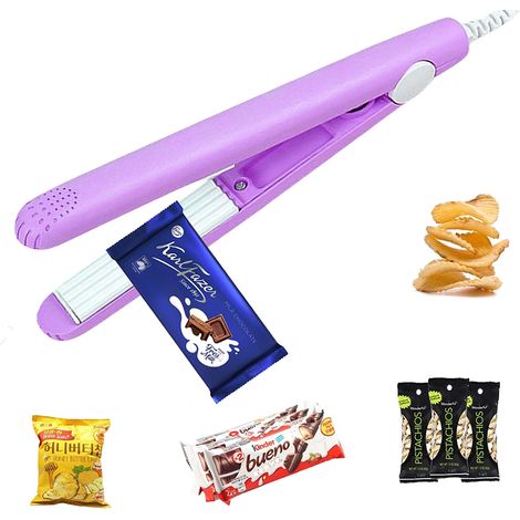 Scelleuse Thermique - Mini Scelleuse Portable Pour Sacs Alimentaires - Câble 110 Cm - Violet - 1 Pièce (1/5)