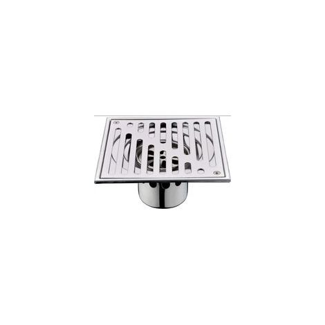 Siphon douche à l'italienne en acier inoxydable – Anti-odeur – Conception de crépine anti-obstruction – 150mm x 150mm (1/4)