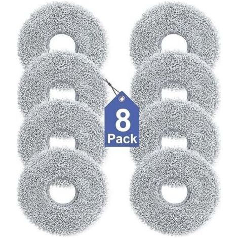 Lot de 8 lingettes de nettoyage pour Dreame L10s/L10/L20/X40/L40/X50/L50 Pro Ultra, Xiaomi X20 Pro/Max, Ecovacs Deebot T30 Pro OMNI, T30S Pro A (1/4)