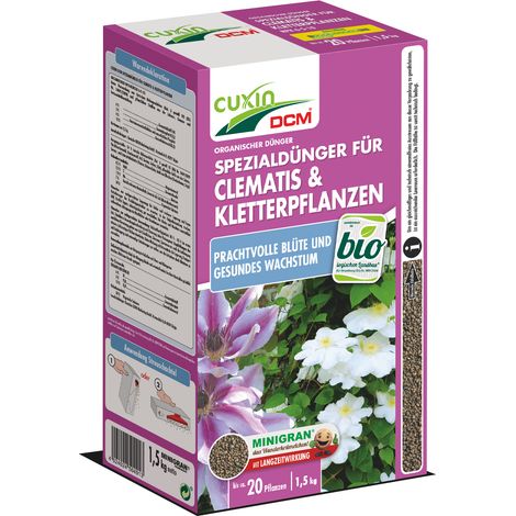 CUXIN DCM Spezialdünger für Clematis und Kletterpflanzen 1,5kg (1/2)