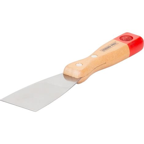 Spachtel Strend Pro S1008, 50 mm, Stahl, Holzgriff (1/2)