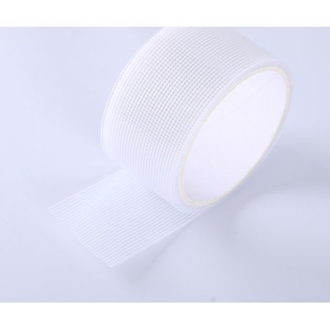 Ruban de réparation de moustiquaire pour moustiquaire 5 x 200 cm, avec imperméabilité et perméabilité, forte adhérence, en fibre de verre,Blanc (1/4)