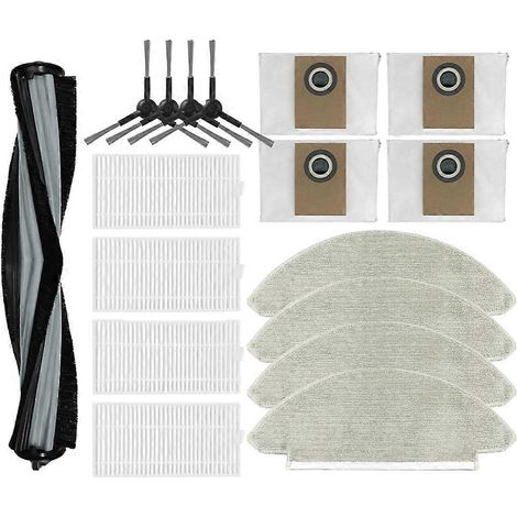 Pour Alpha 2 Pro Replacemet Main Roller Side Brosse HEPA Filtre Serpillière Pads Dust Bags pièce détachée Access (1/5)