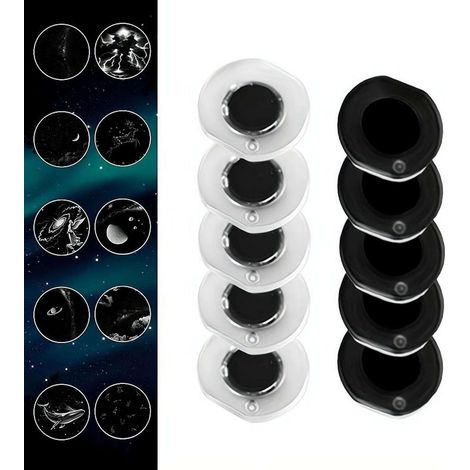 Slides5 Lot de 10 lampes de projection de galaxie avec (1/5)